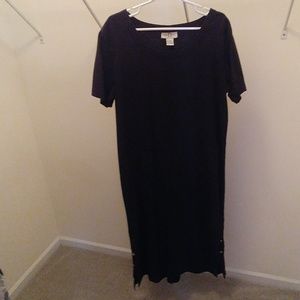 Navy blue long dress